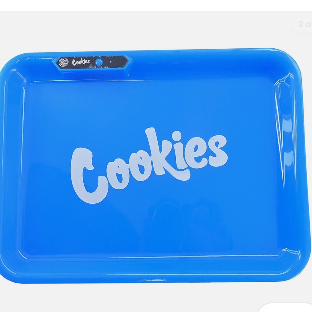 NIB NEW Cookies x Glow Tray LED Rolling Tray - Blue